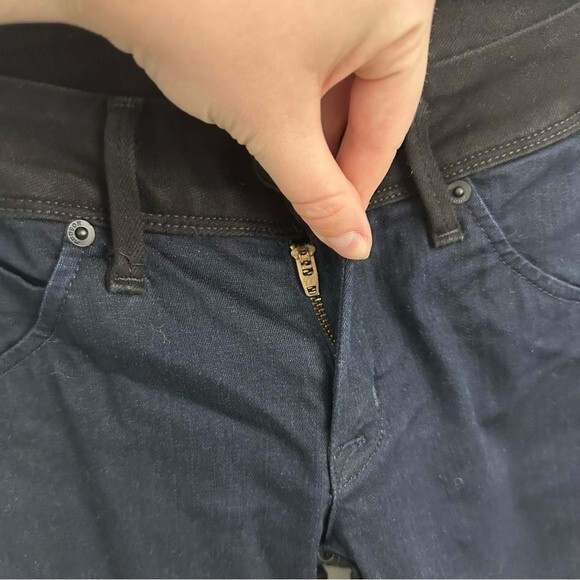 Hudson Vice Versa Collin Colorblock Skinny Jeans Size 25 - Picture 7 of 16